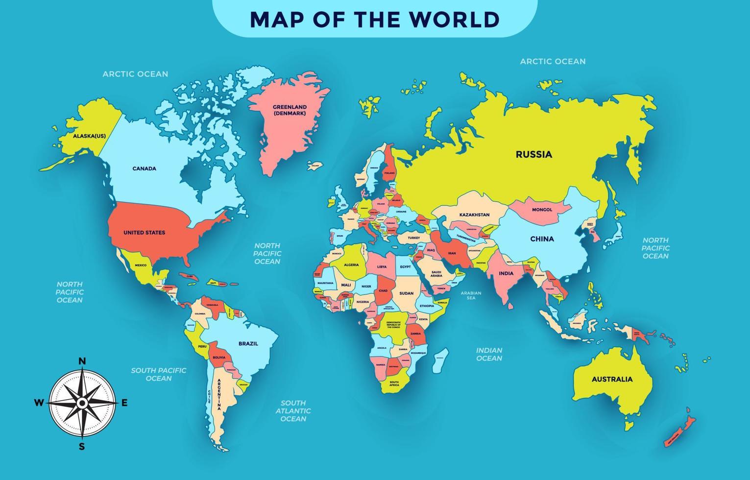 Worldwide Shipping Map